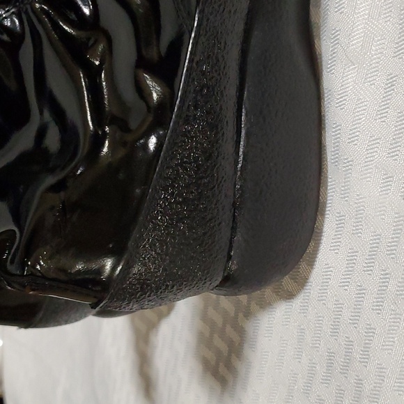 Sonia Rykiel black patent leather Steampunk Goth  laceup boots size 8 - Picture 13 of 16